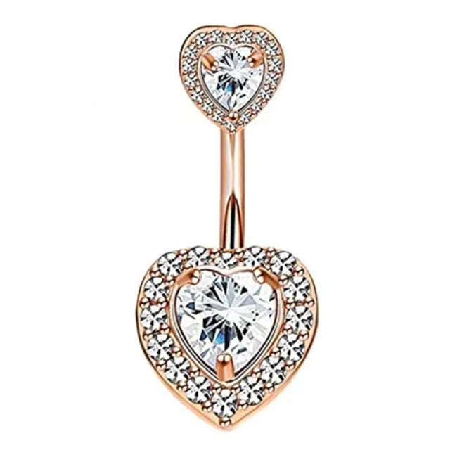 PureSpark Heart Belly Jewel