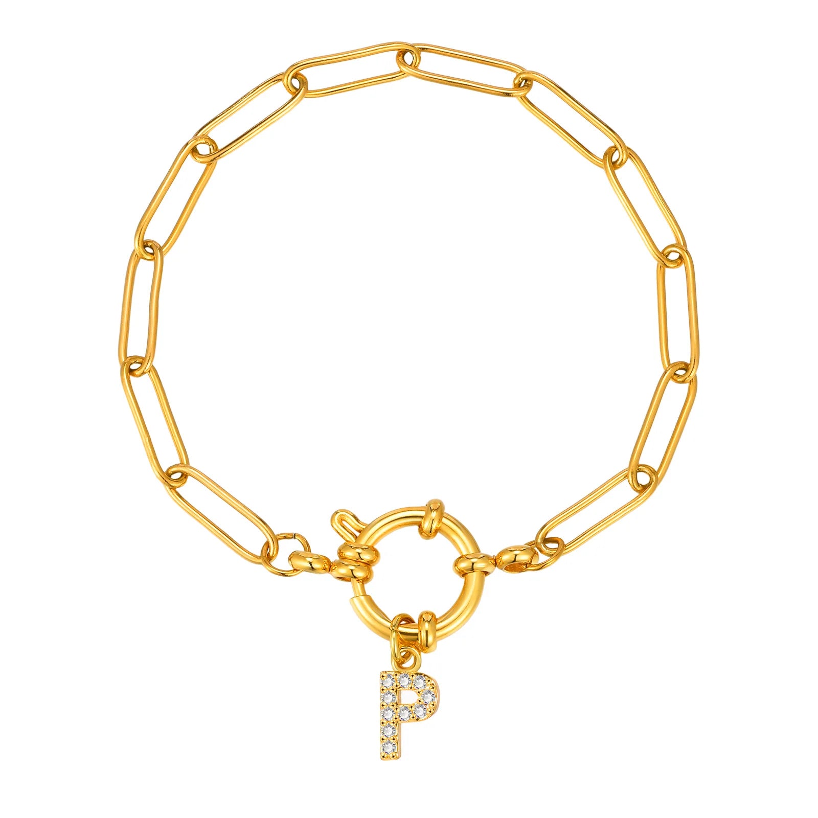 Radiant Letter Bubble Bracelet