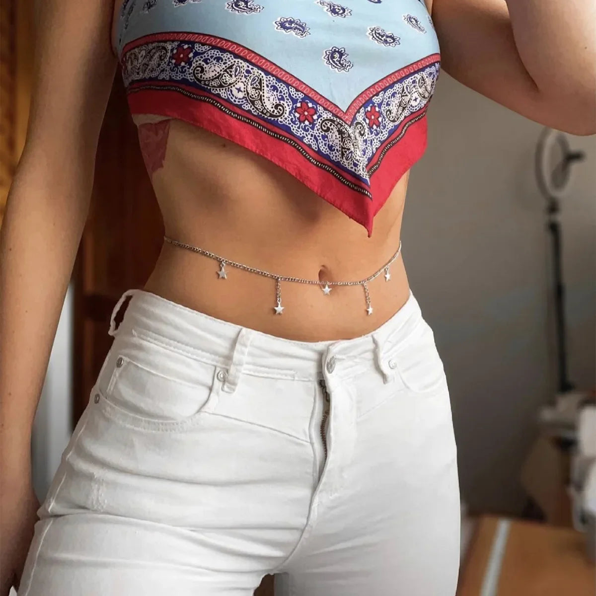 Mystic Layered Tassel Belt Chain