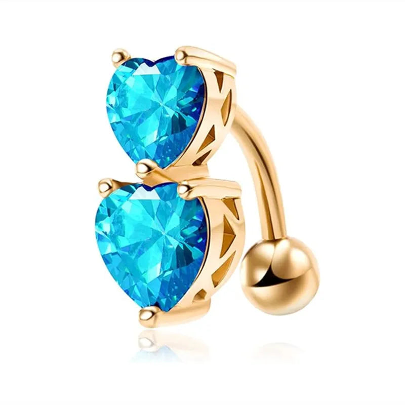 PureSpark Heart Belly Jewel