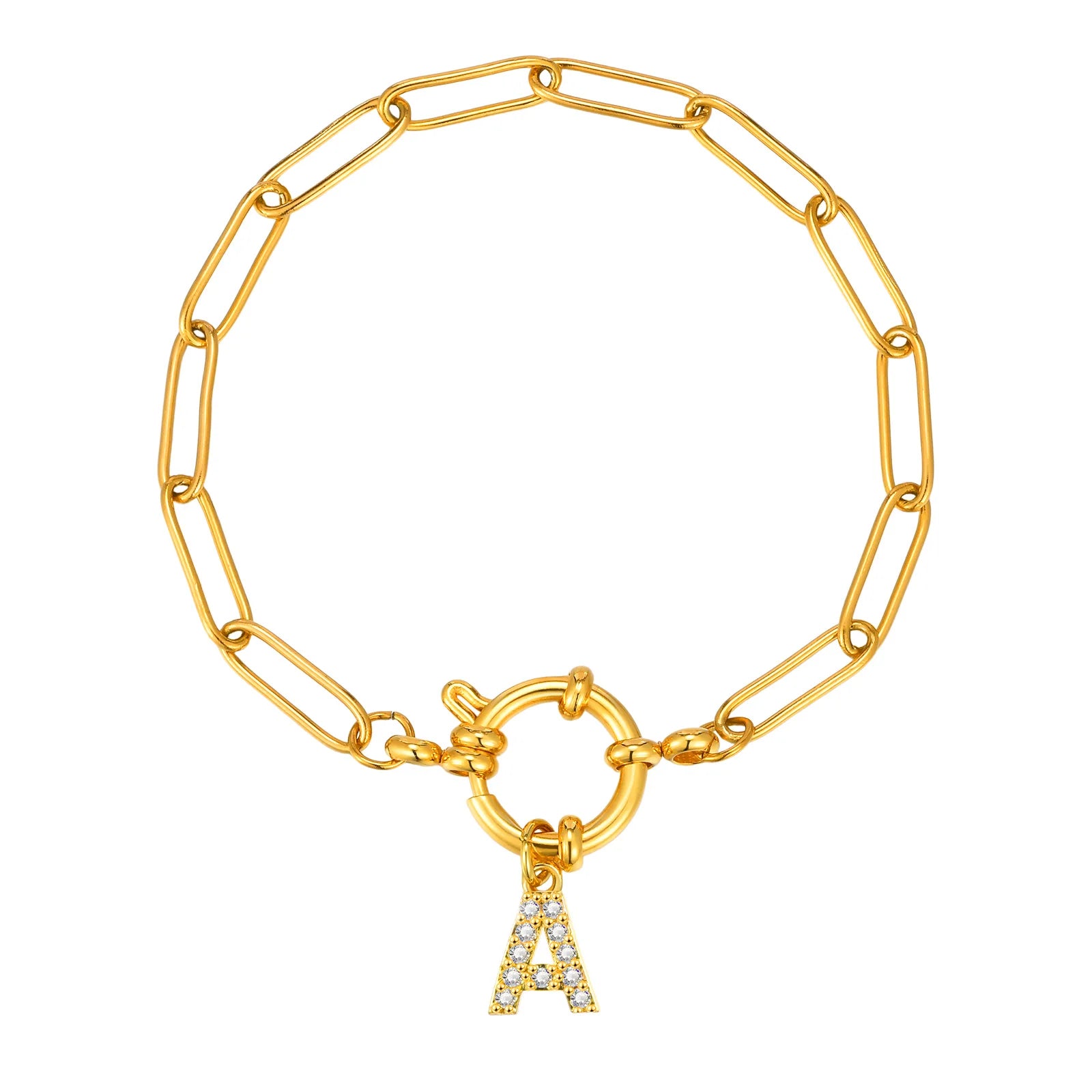 Radiant Letter Bubble Bracelet