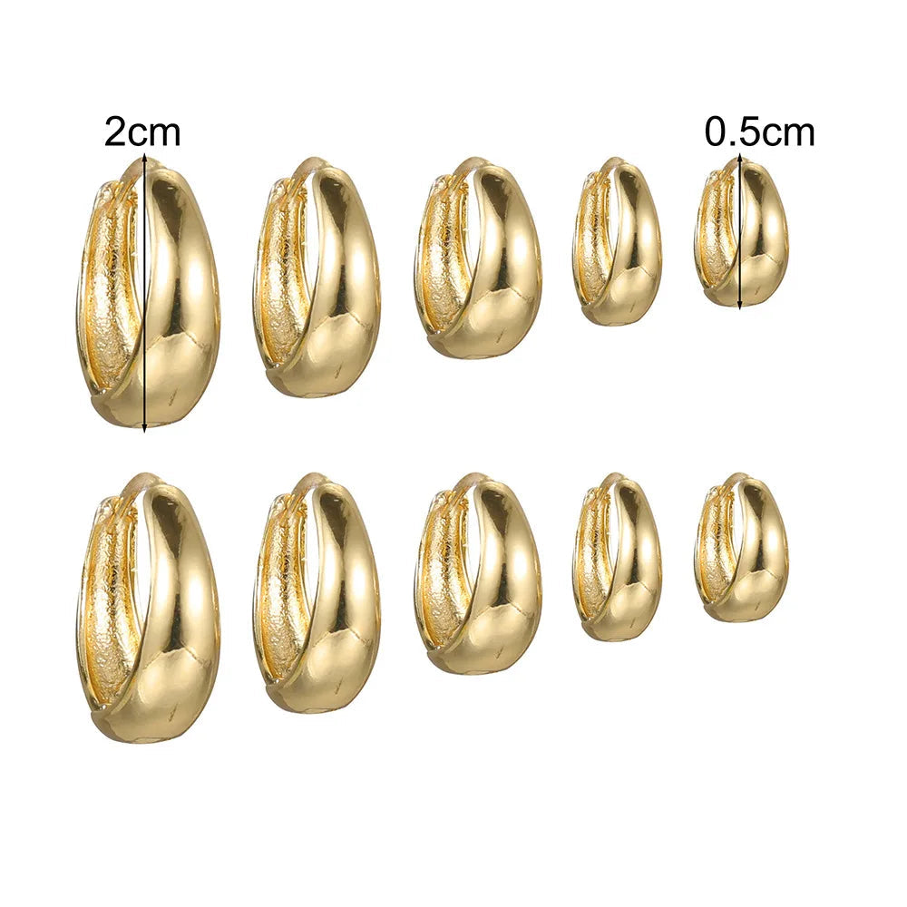 ✨ InvisibleGlow Gold Hoop Set