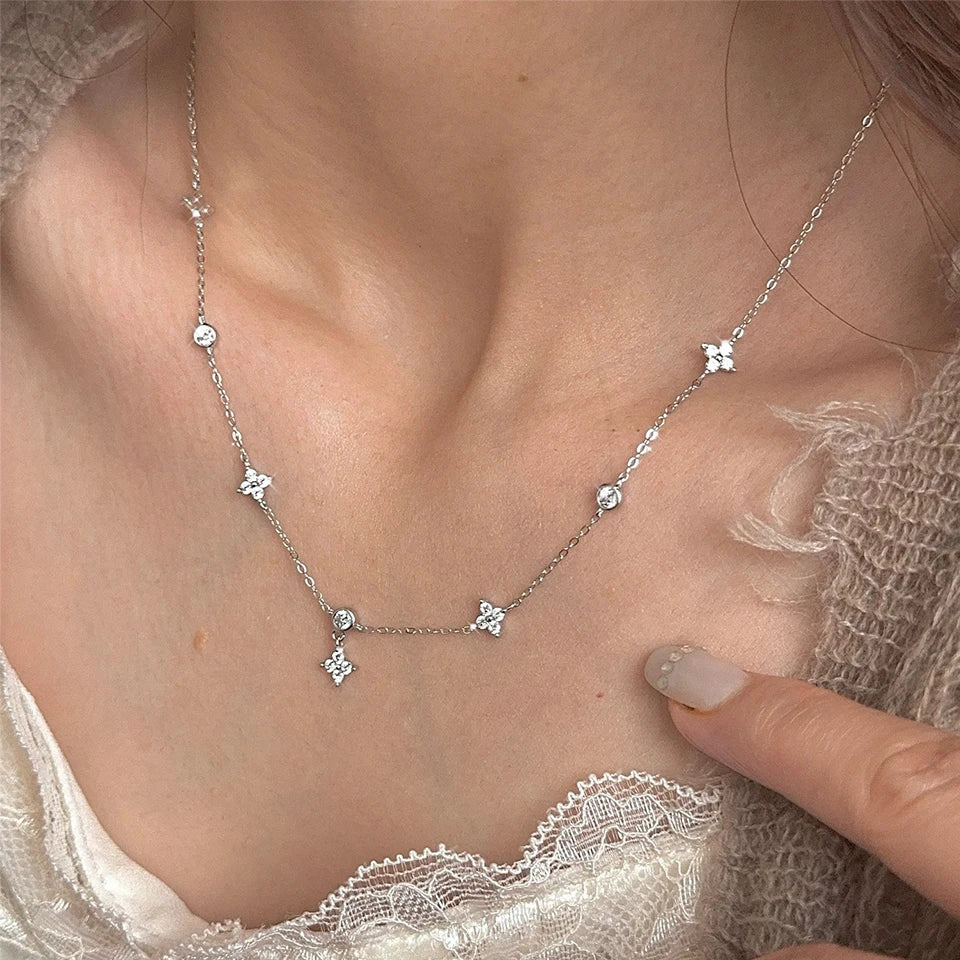✨ Fortune Flora Zircon Necklace