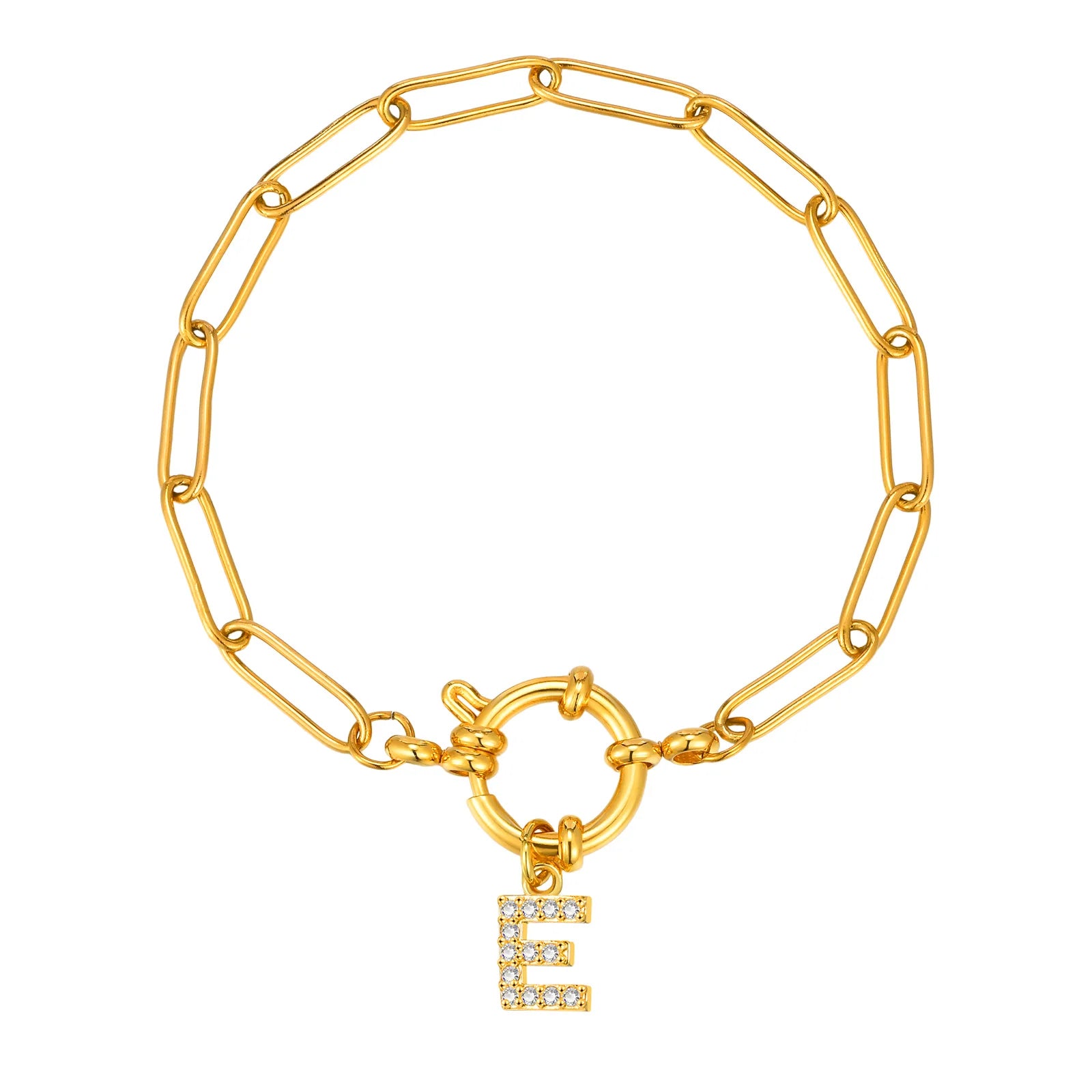 Radiant Letter Bubble Bracelet