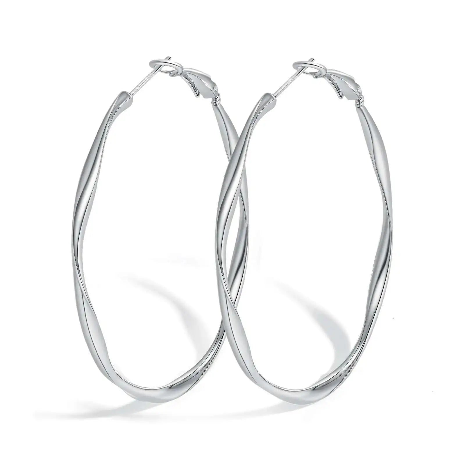 ✨ TwistSilk Mobius Hoops