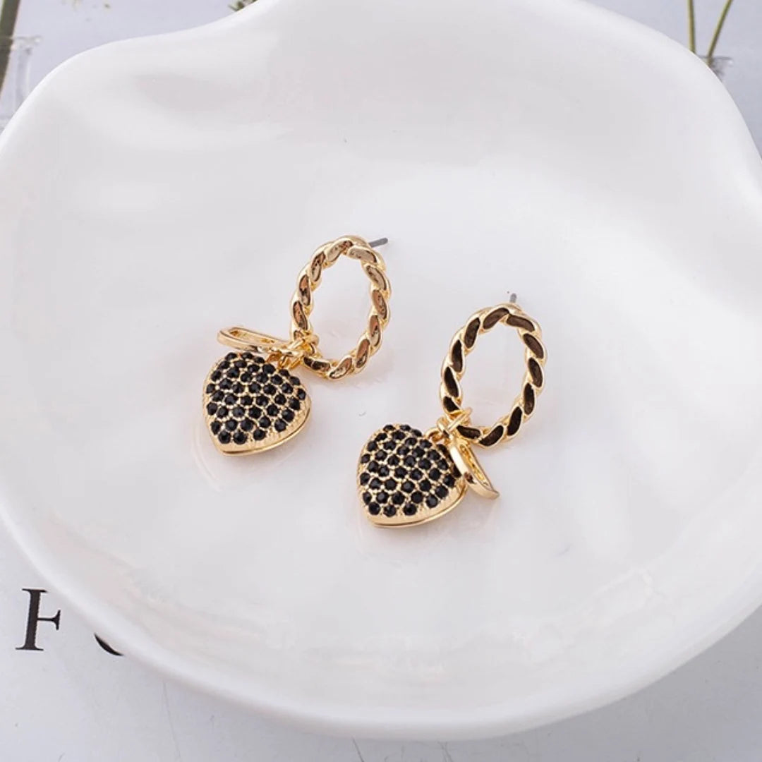 ❤️ Retro D-Charm Heart Drops