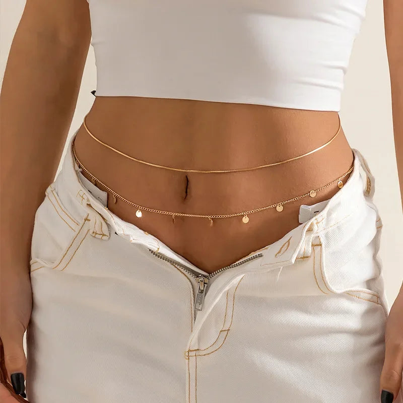 Mystic Layered Tassel Belt Chain