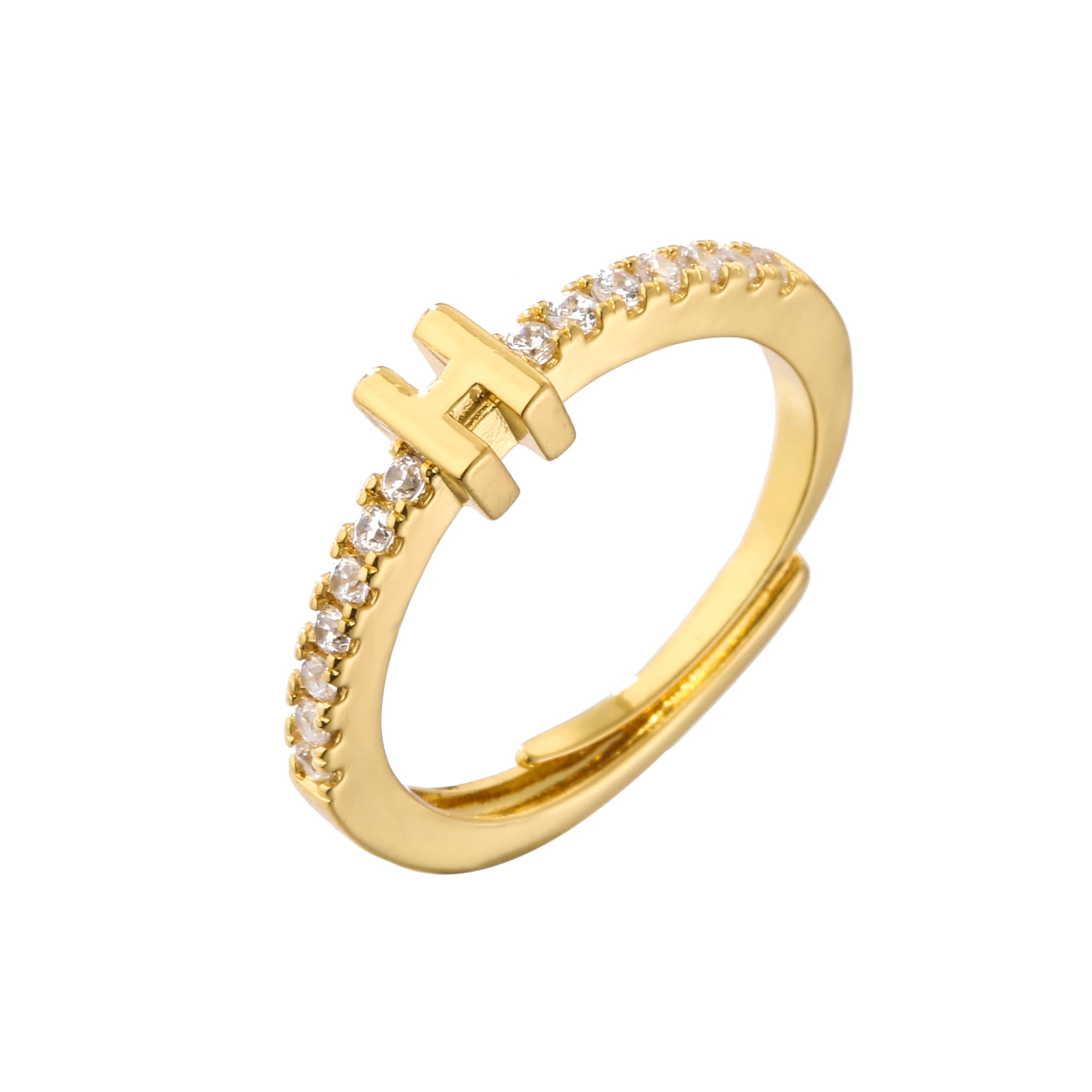 Letter Luxe Ring