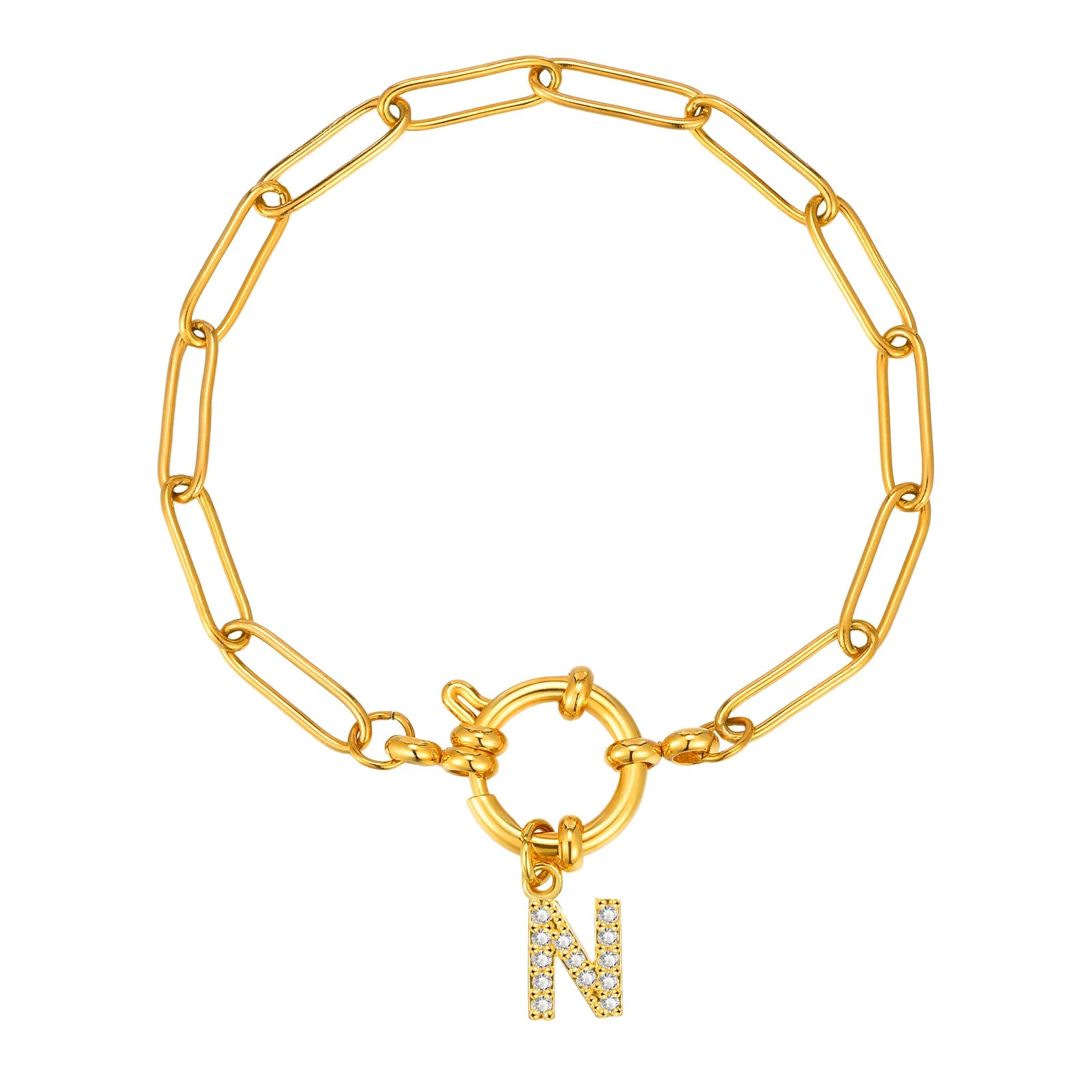 Radiant Letter Bubble Bracelet