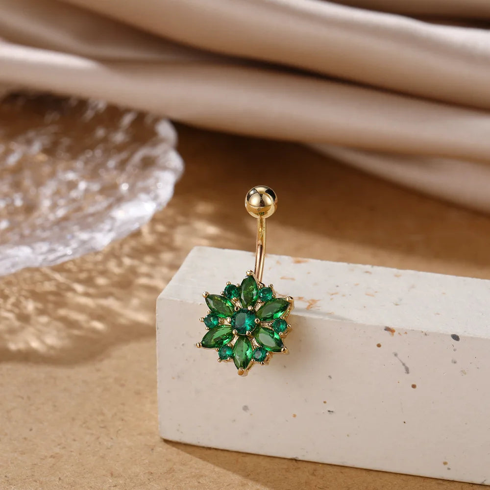 PureSpark Heart Belly Jewel