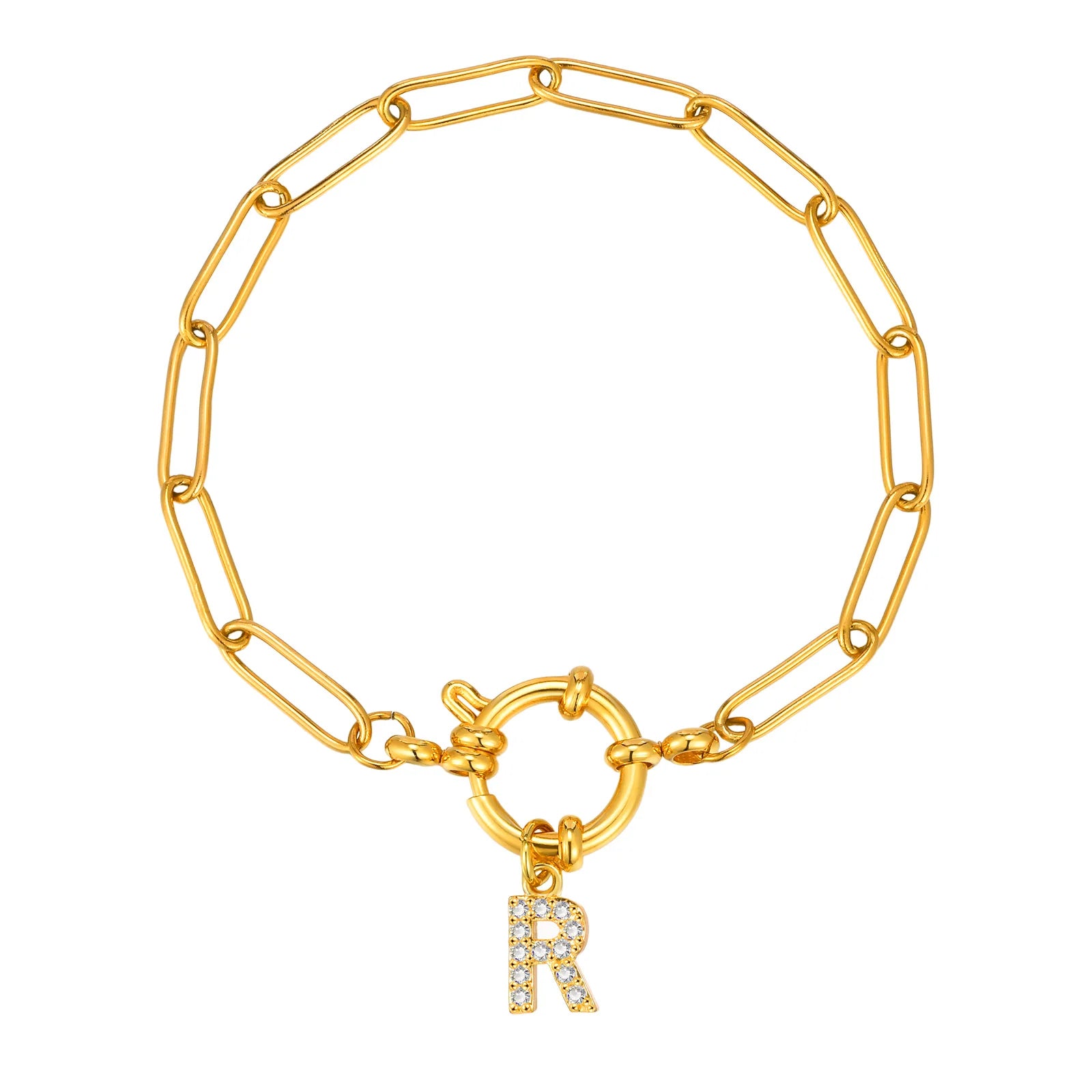 Radiant Letter Bubble Bracelet