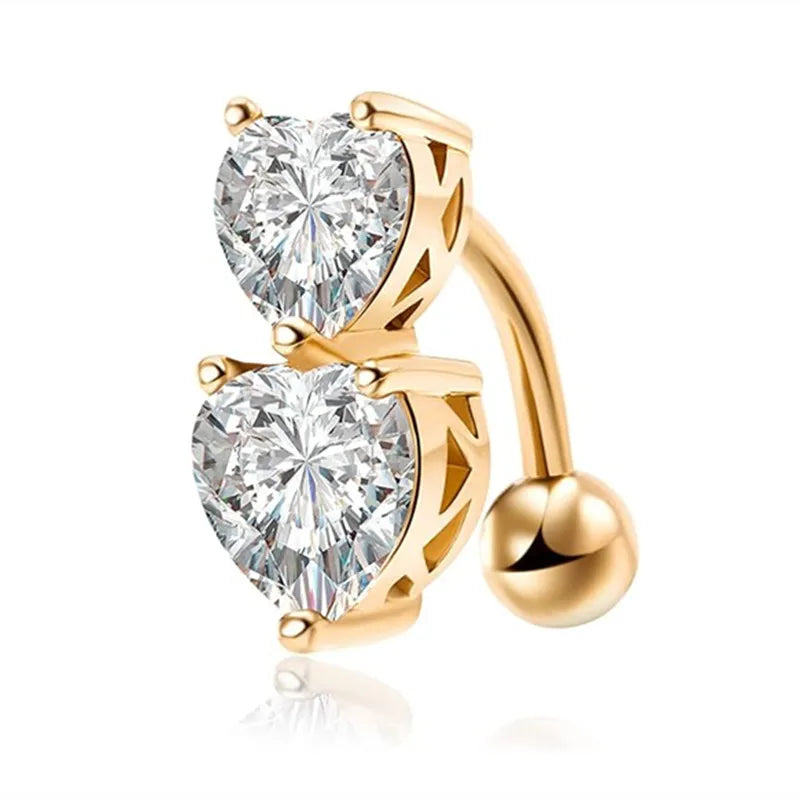 PureSpark Heart Belly Jewel