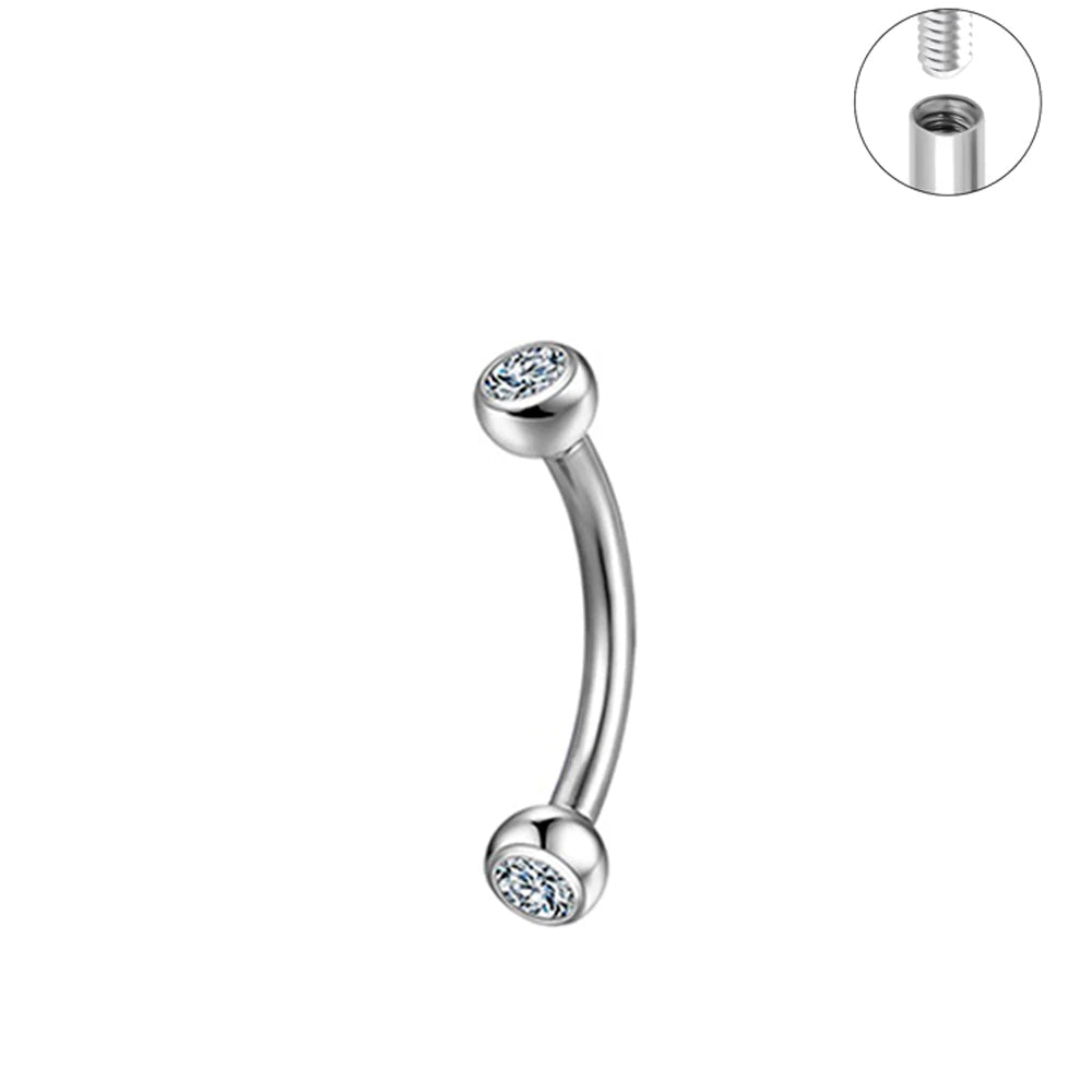 TitanSteel Cartilage & Lip Stud Kit