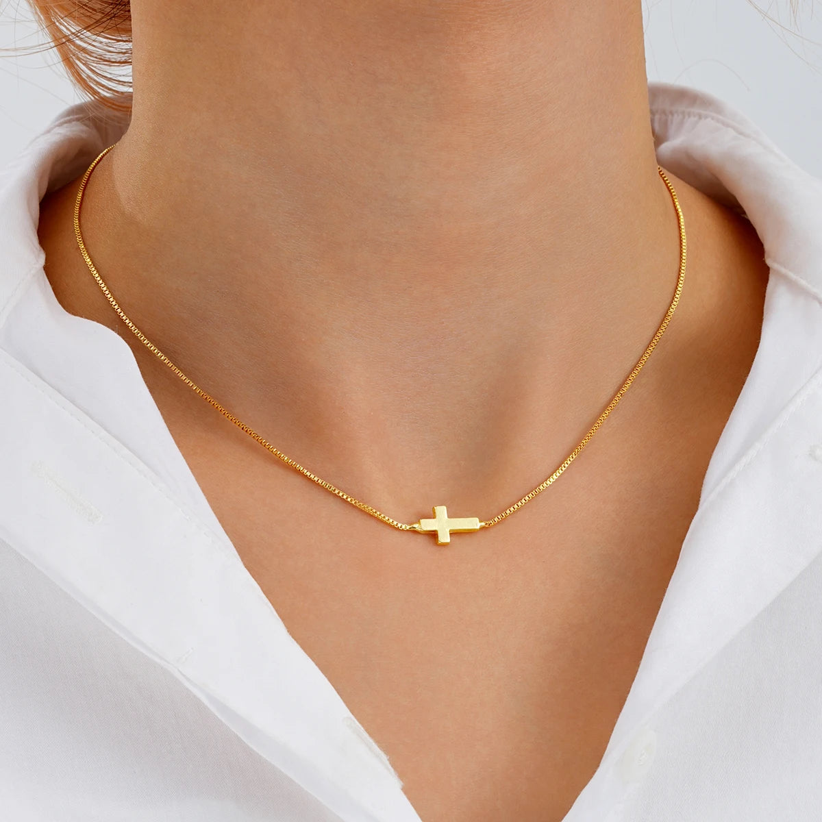 ✨ Golden V-Layer Elegance Choker