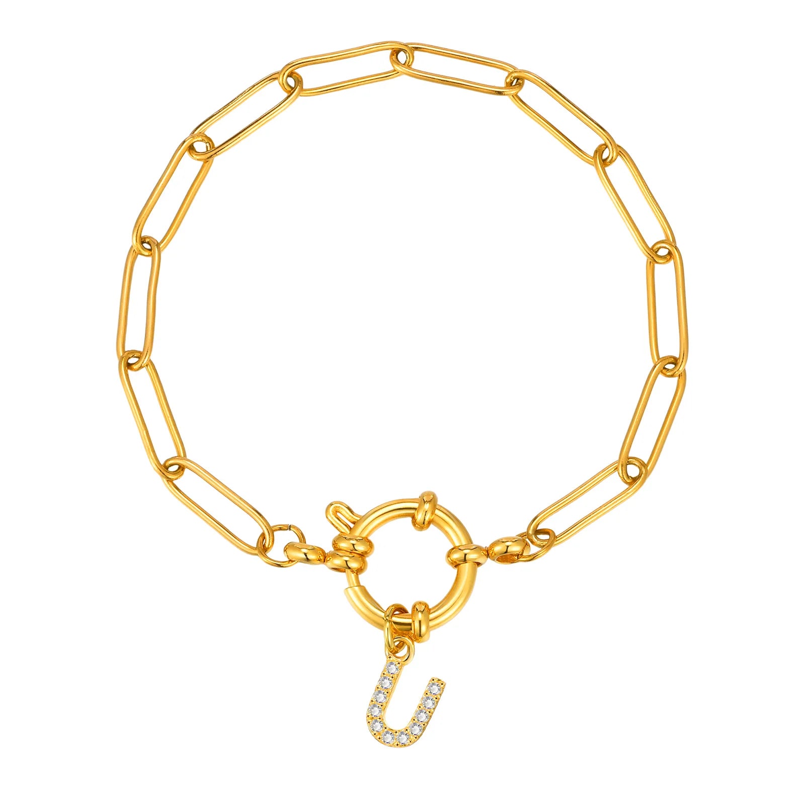 Radiant Letter Bubble Bracelet