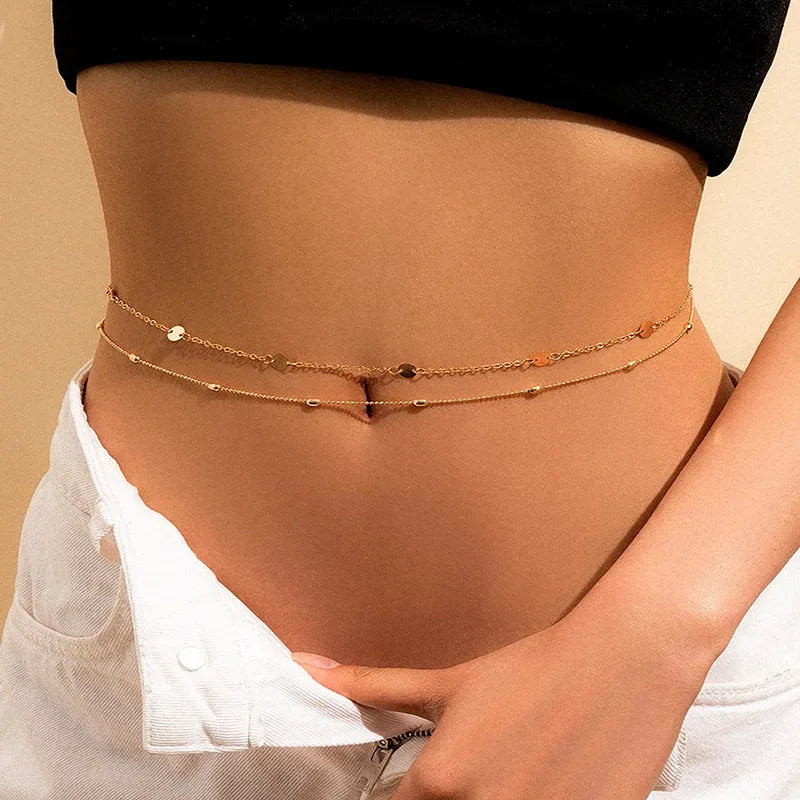 Mystic Layered Tassel Belt Chain