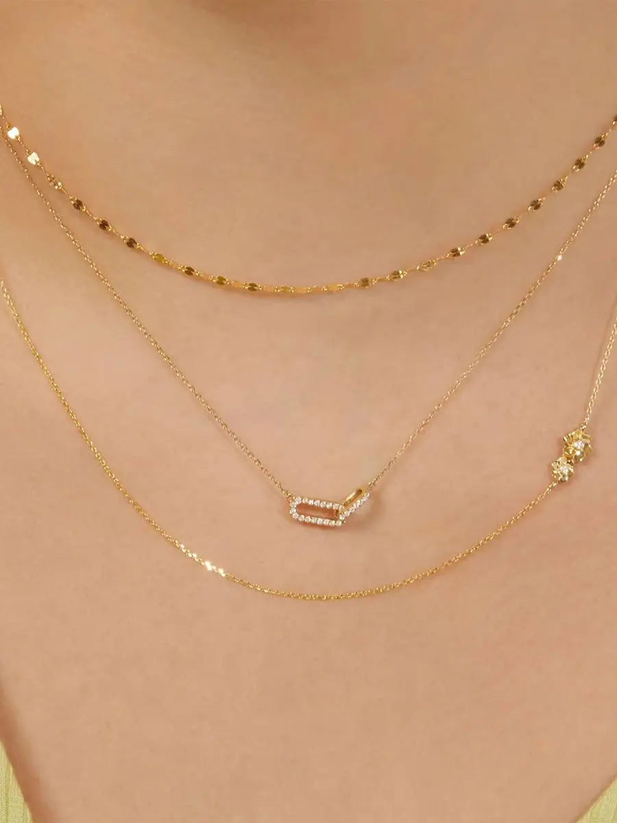 ✨ Golden Duo Dazzle Choker