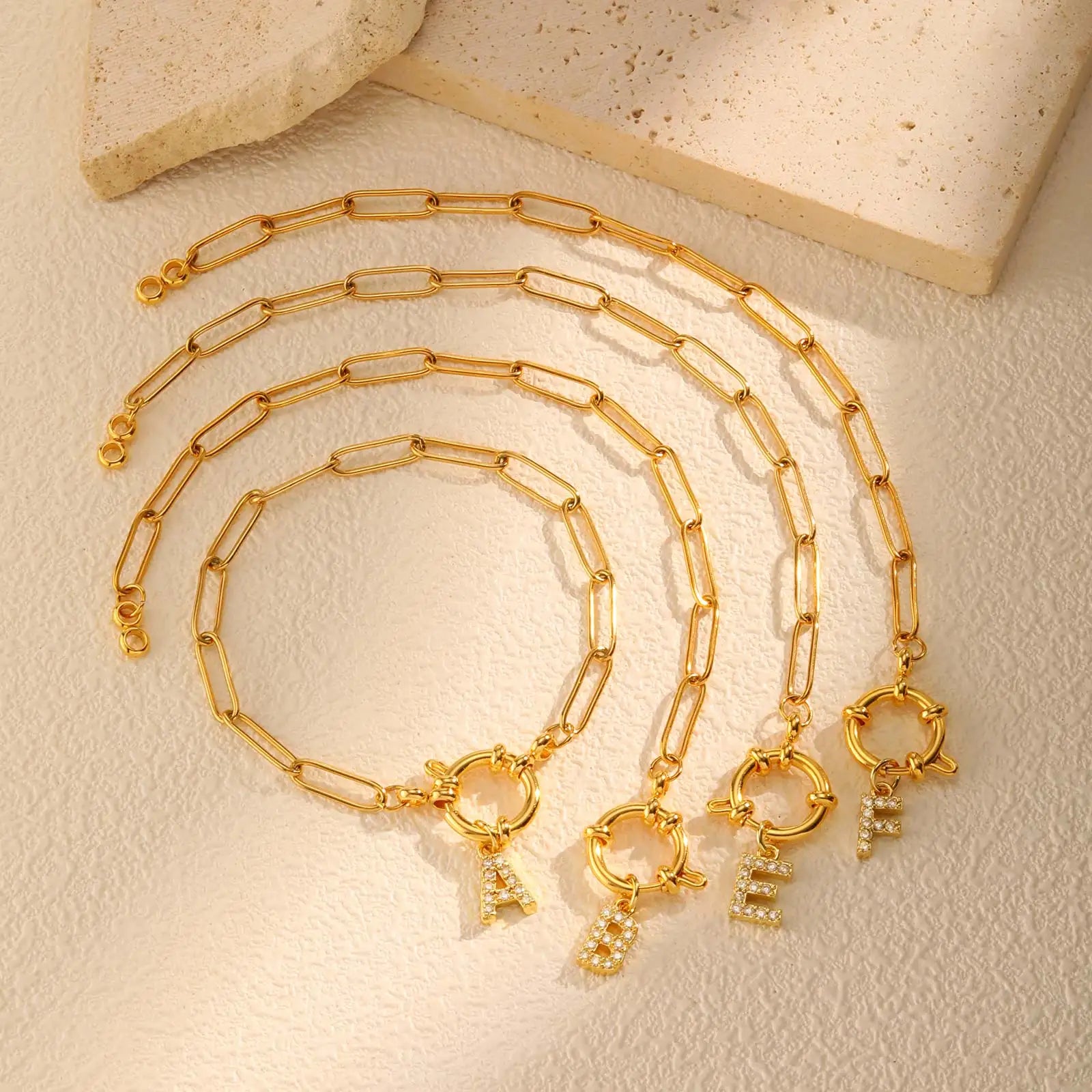 Radiant Letter Bubble Bracelet