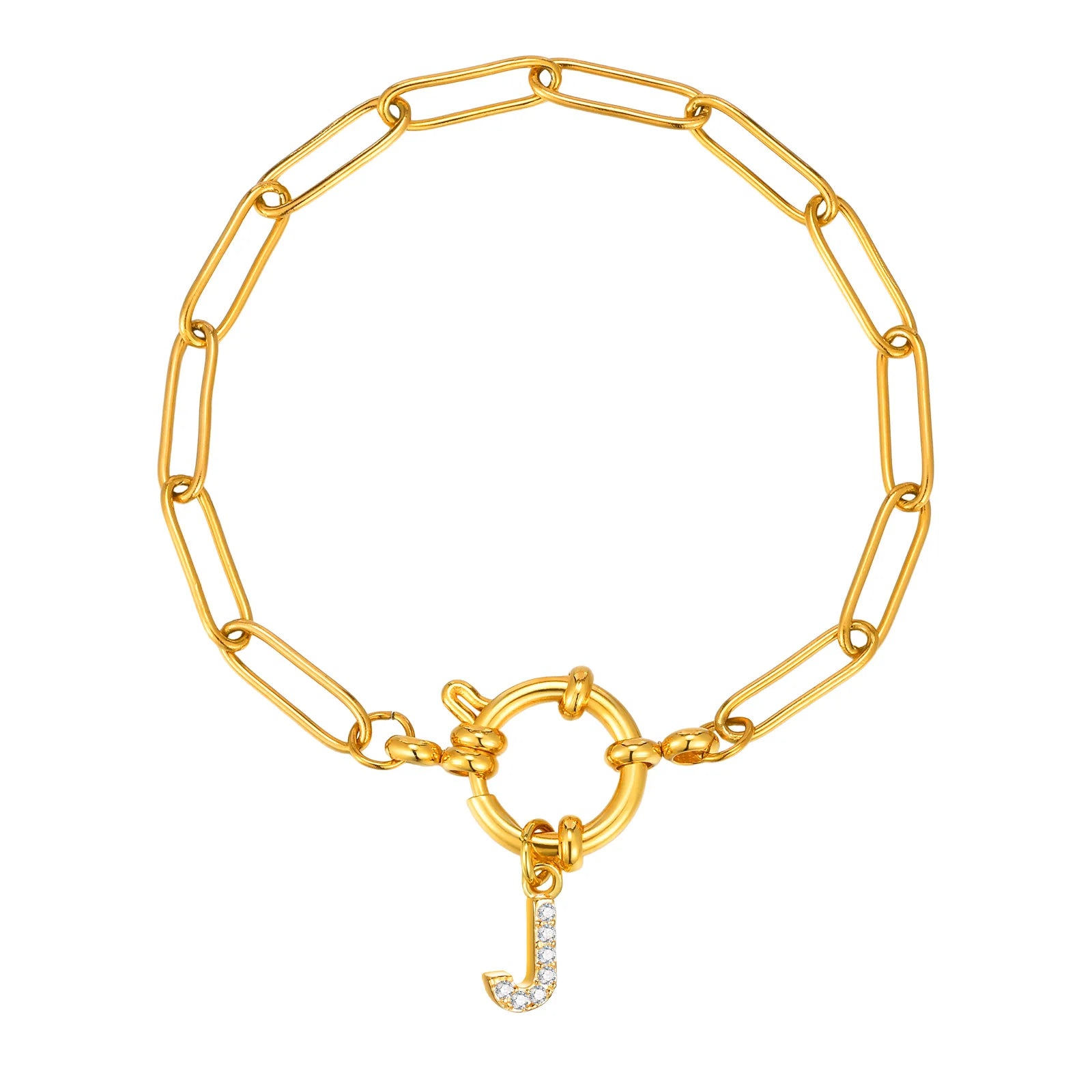 Radiant Letter Bubble Bracelet