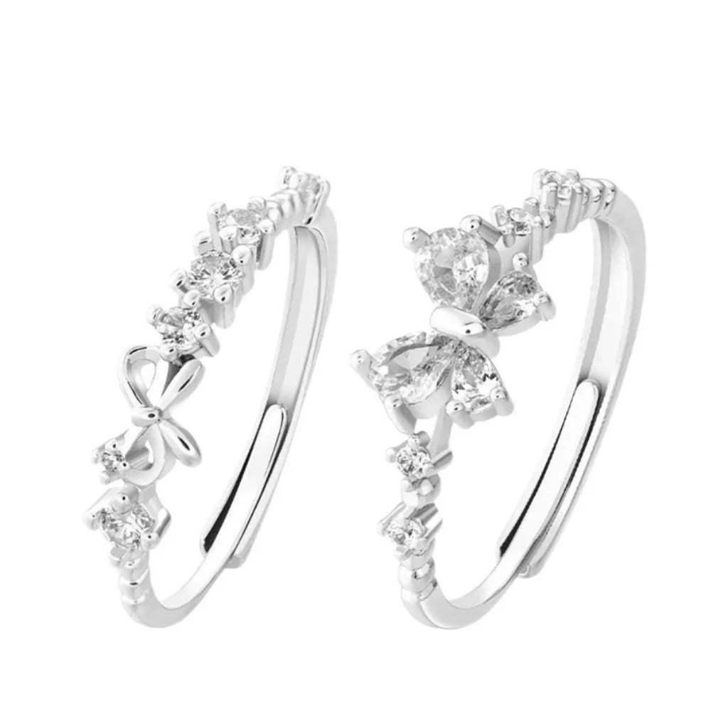 🦋 Butterfly Bliss Zircon Ring