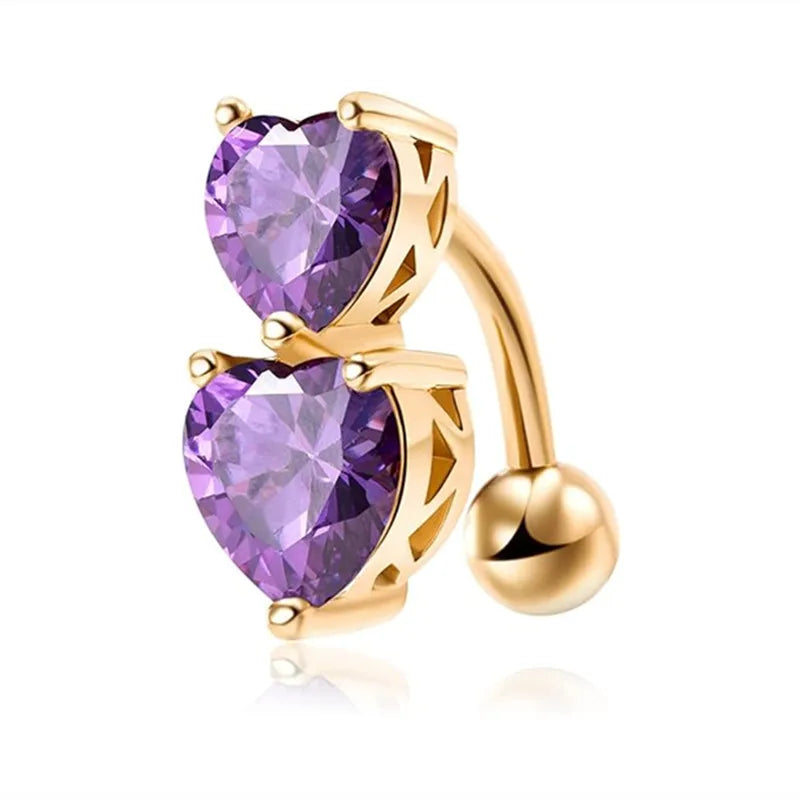 PureSpark Heart Belly Jewel