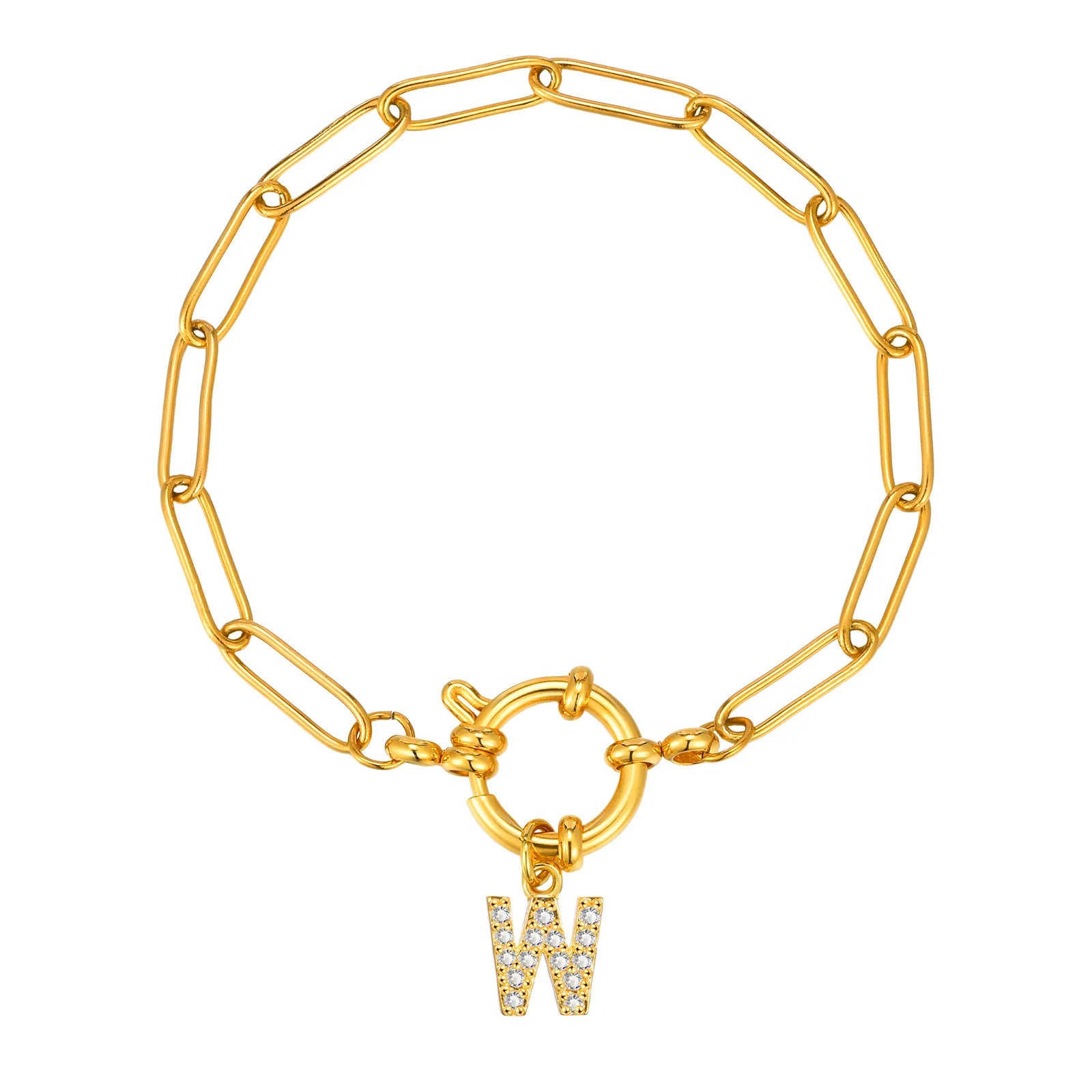 Radiant Letter Bubble Bracelet