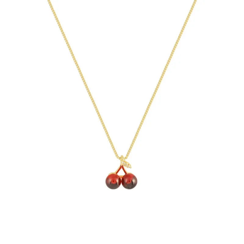 🍒 Golden Berry Bliss Necklace