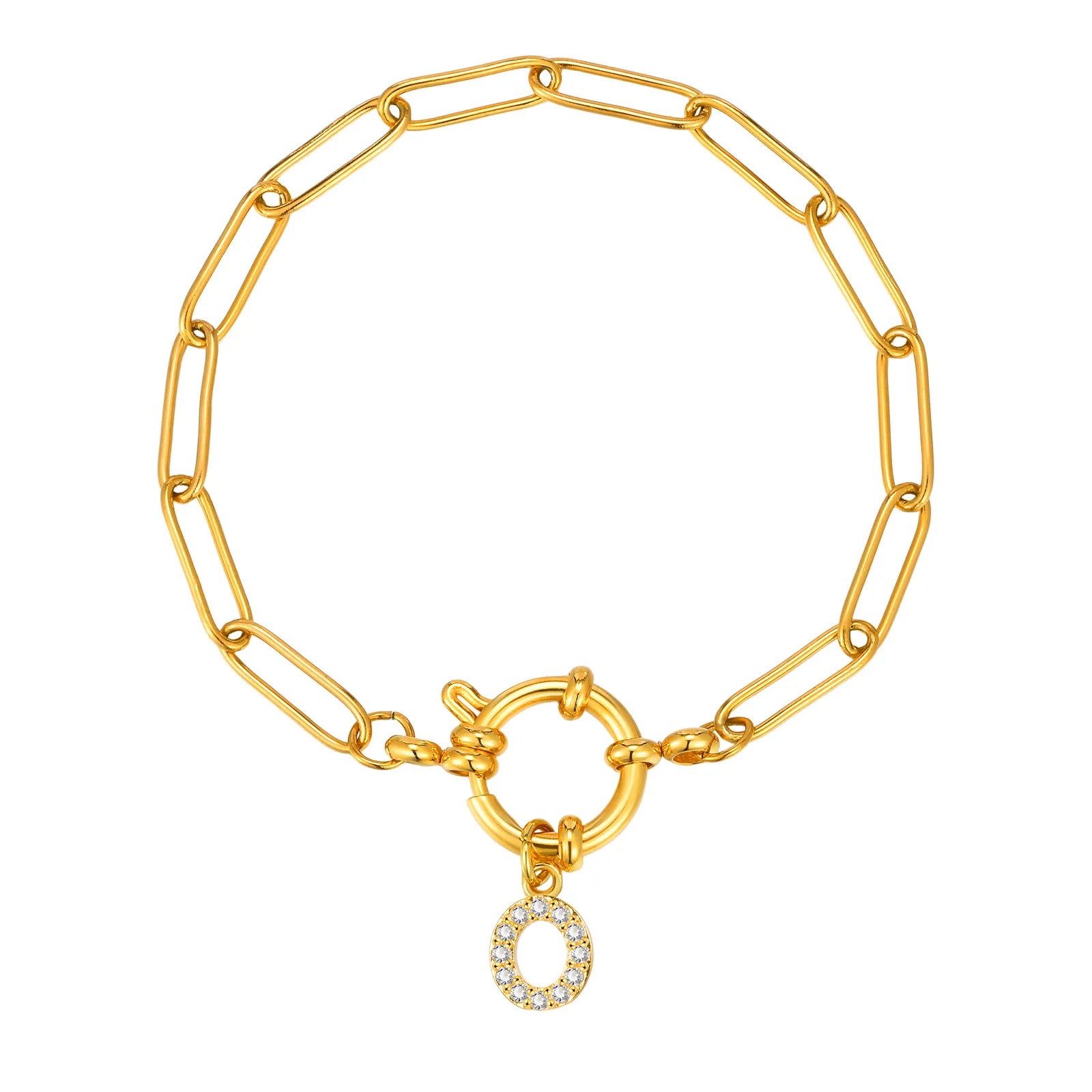 Radiant Letter Bubble Bracelet