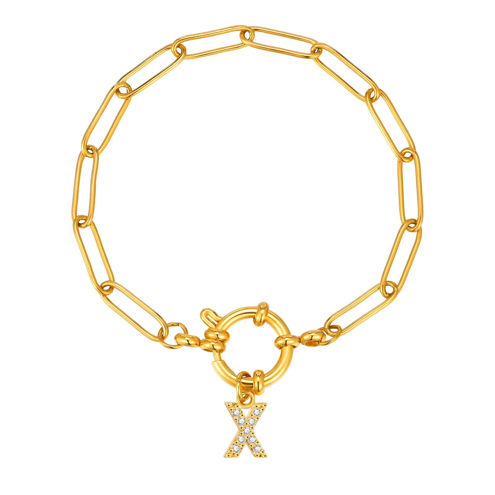 Radiant Letter Bubble Bracelet