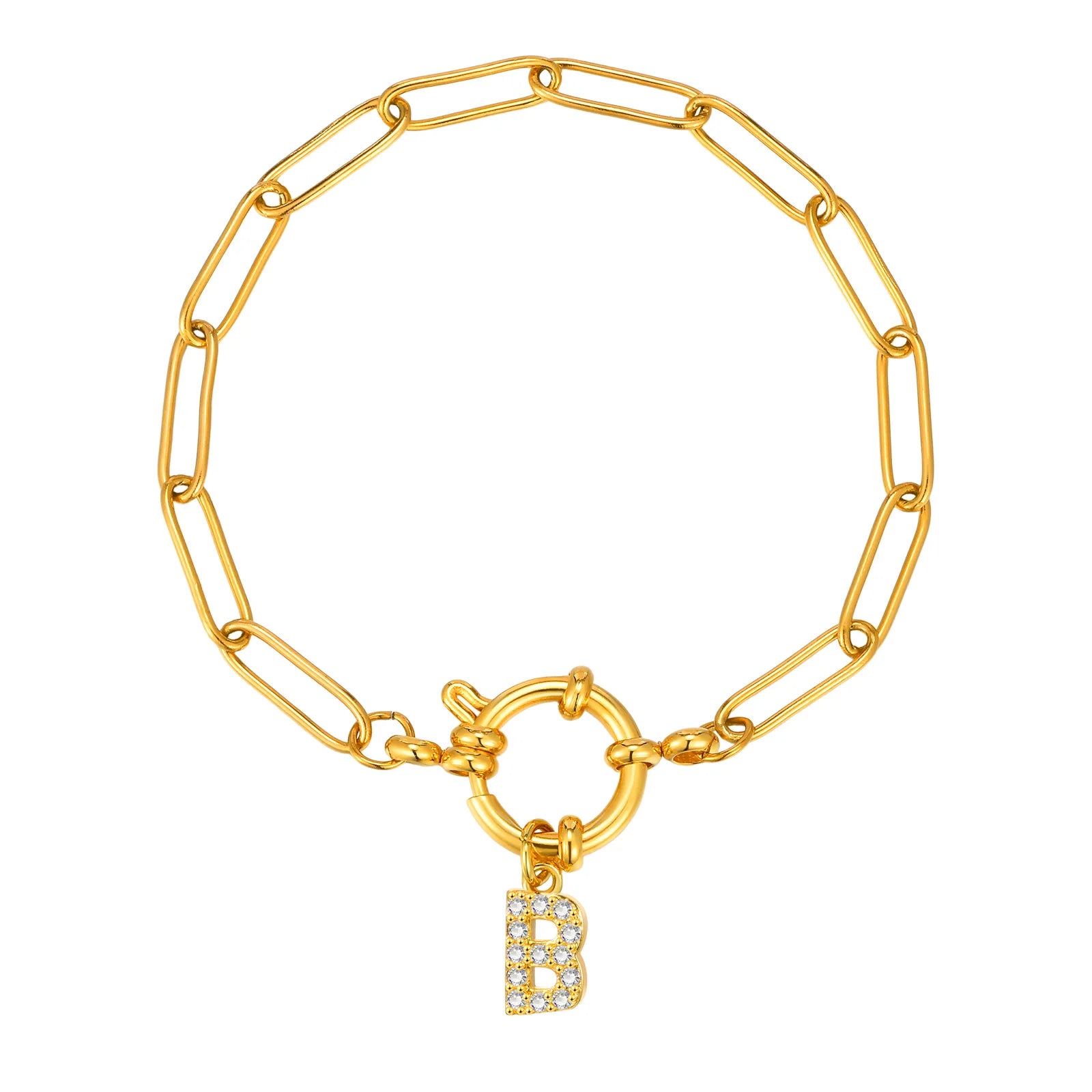 Radiant Letter Bubble Bracelet