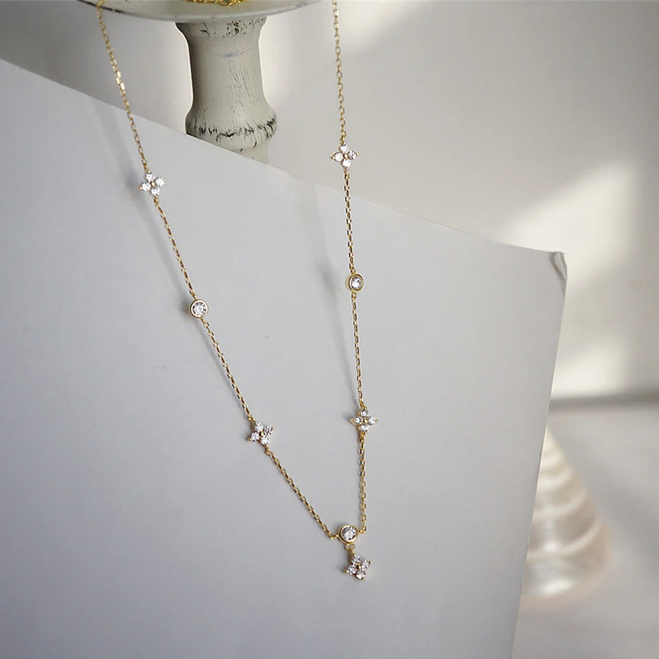 ✨ Fortune Flora Zircon Necklace