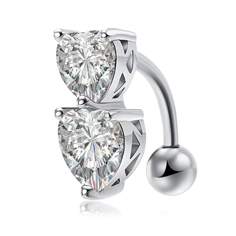 PureSpark Heart Belly Jewel