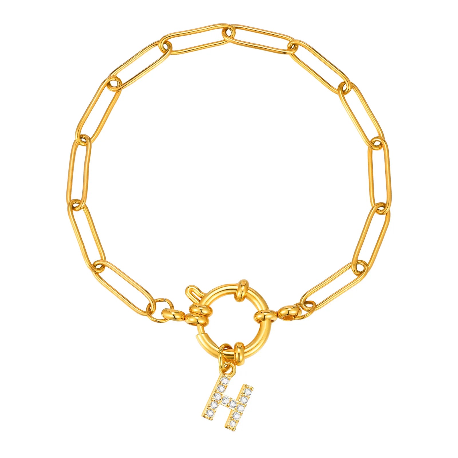 Radiant Letter Bubble Bracelet