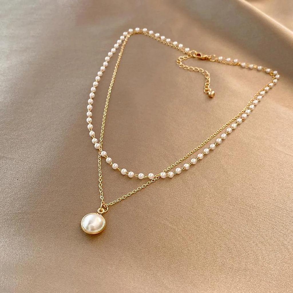 Golden Cascade Pearl Set