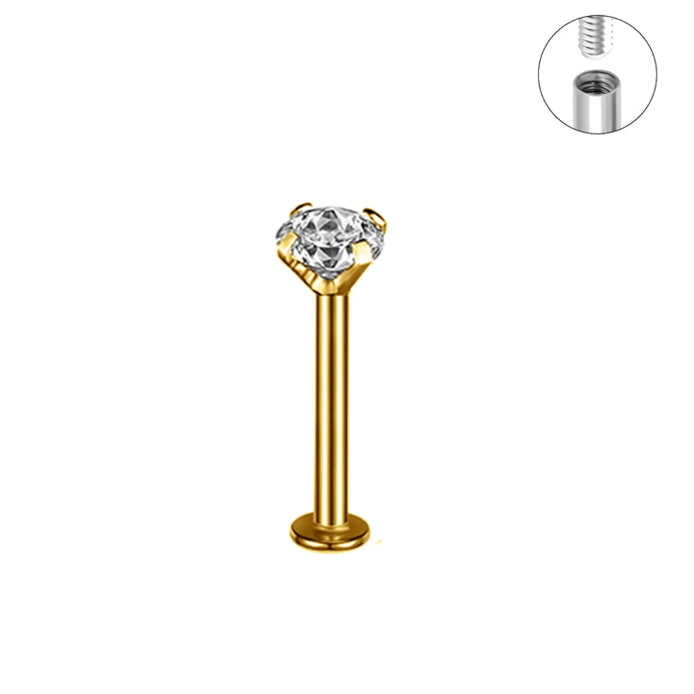 TitanSteel Cartilage & Lip Stud Kit