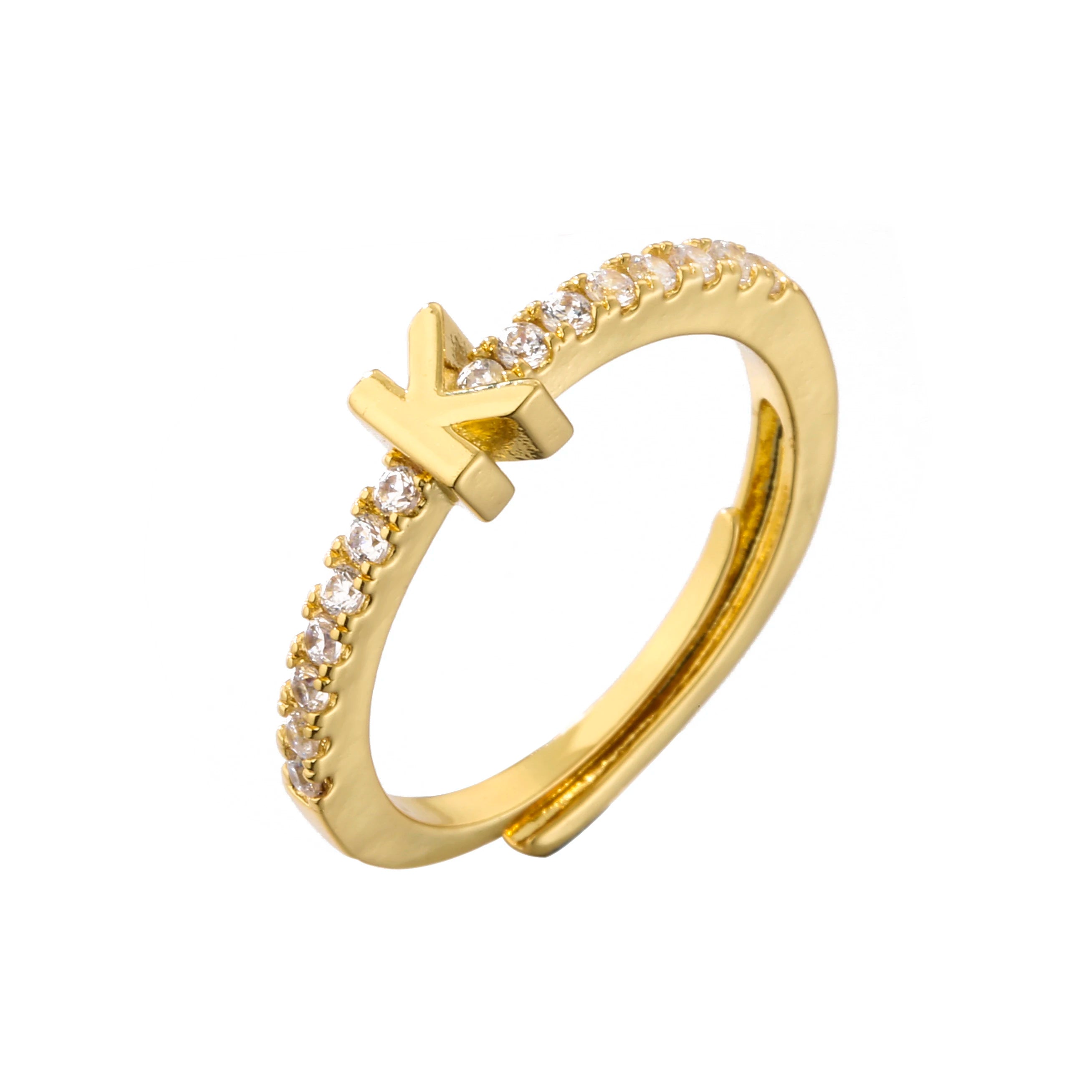 Letter Luxe Ring