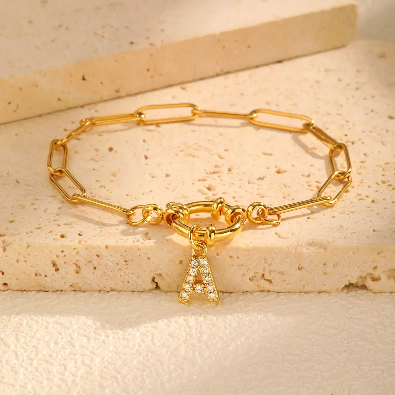 Radiant Letter Bubble Bracelet