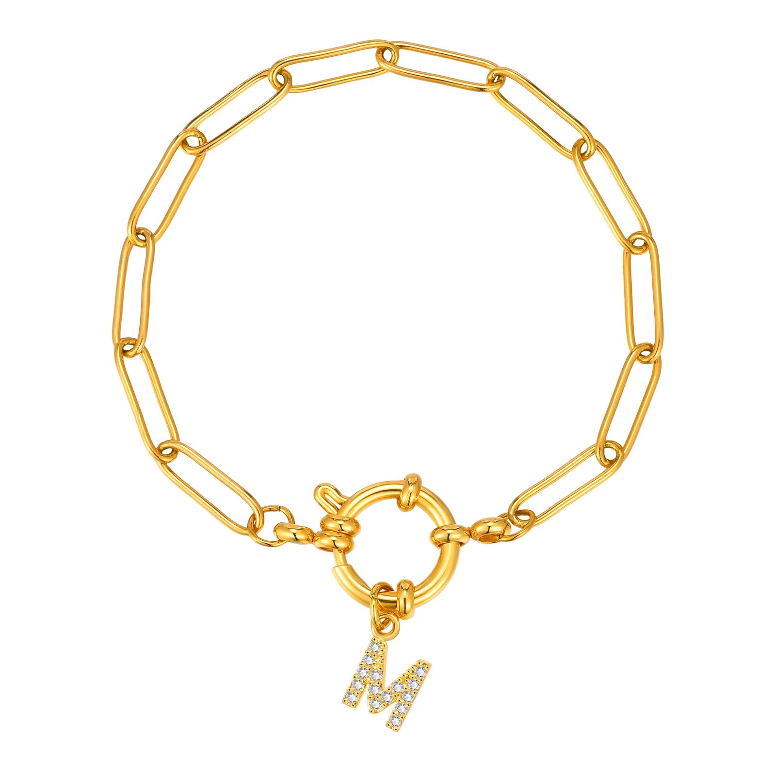 Radiant Letter Bubble Bracelet