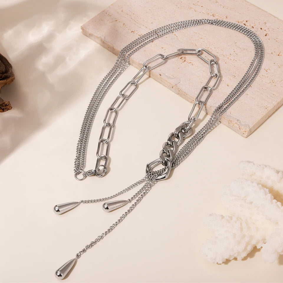 Golden Opera Tassel Necklace