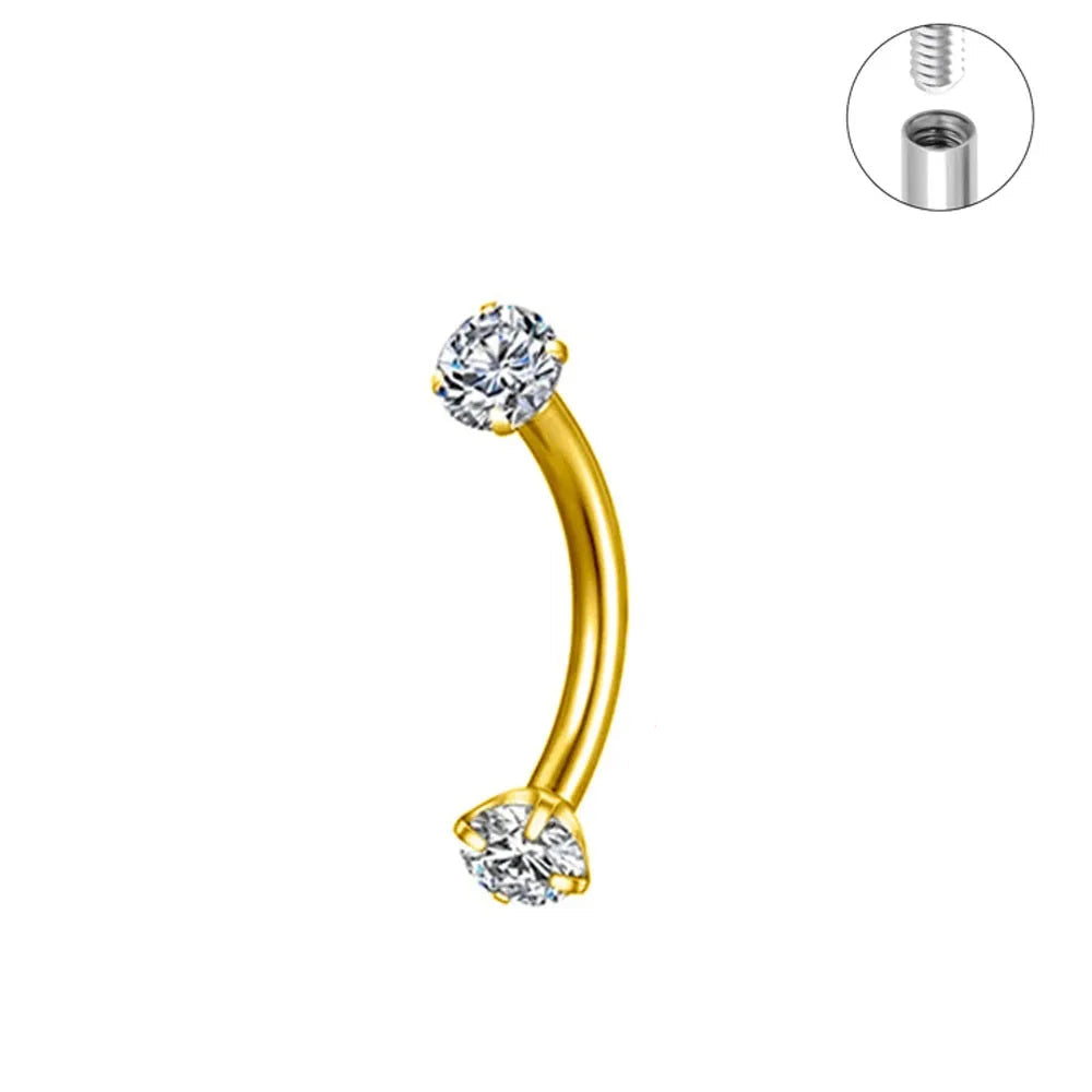 TitanSteel Cartilage & Lip Stud Kit