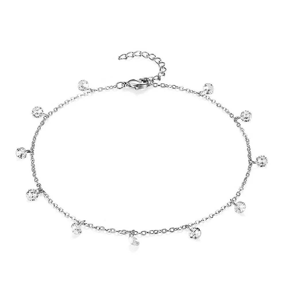 ✨ SparkleStep Tennis Anklet