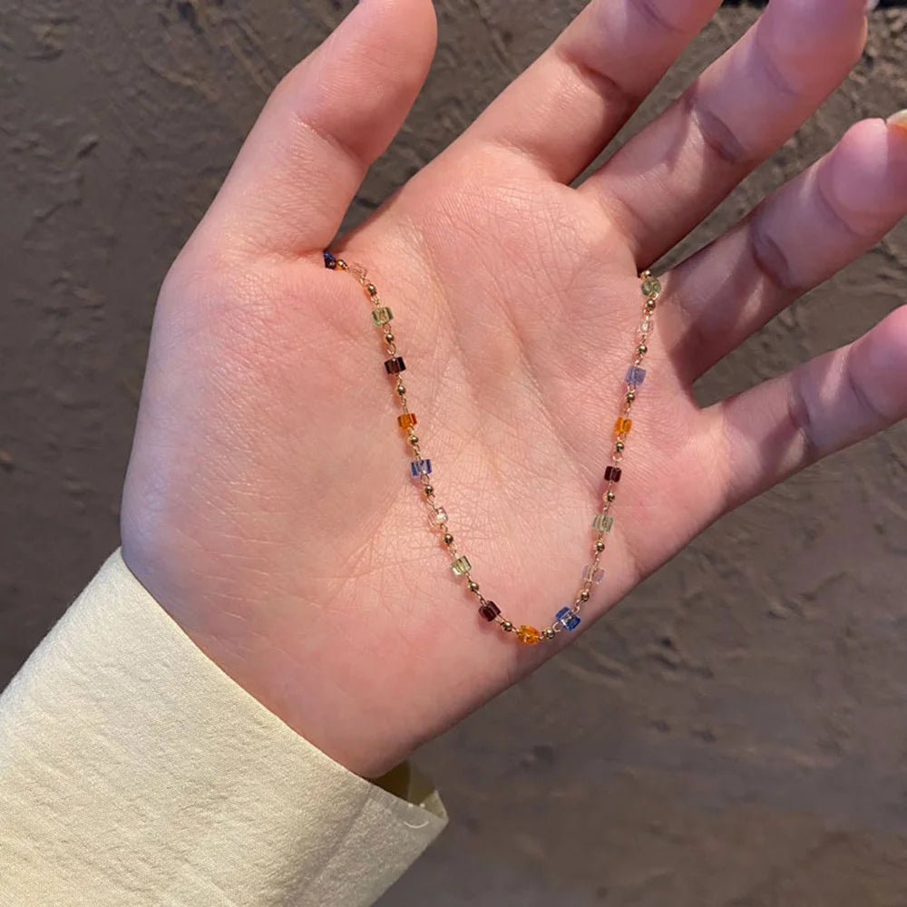 ChromaCube Gold Choker