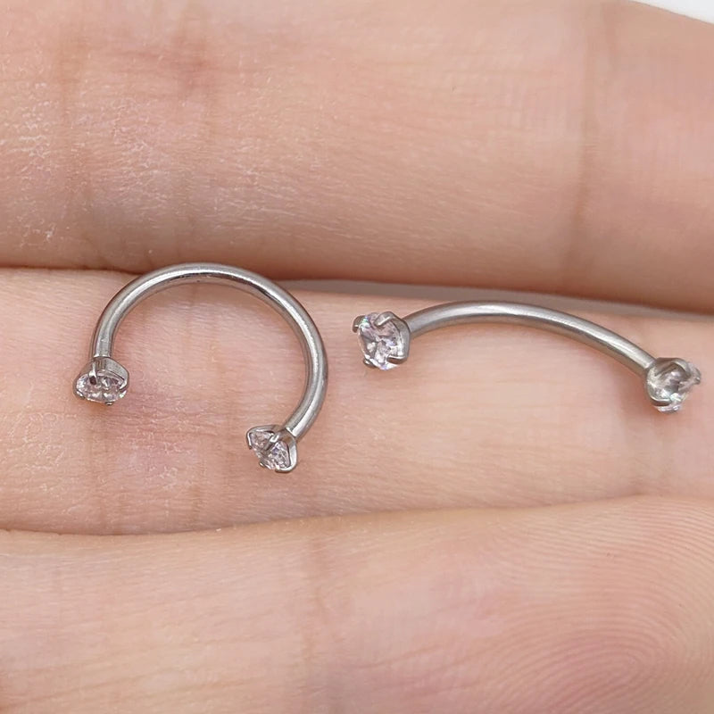 TitanSteel Cartilage & Lip Stud Kit