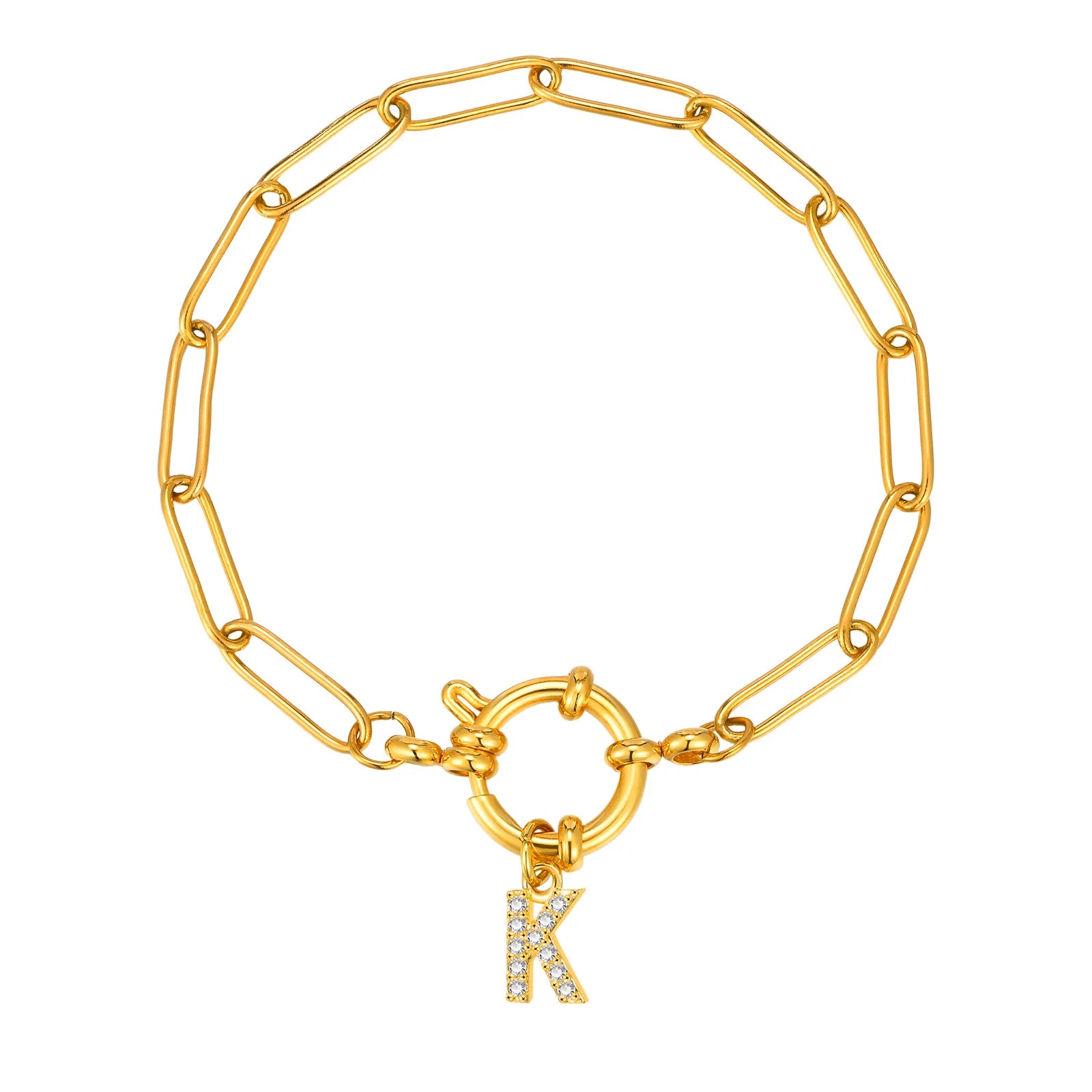 Radiant Letter Bubble Bracelet