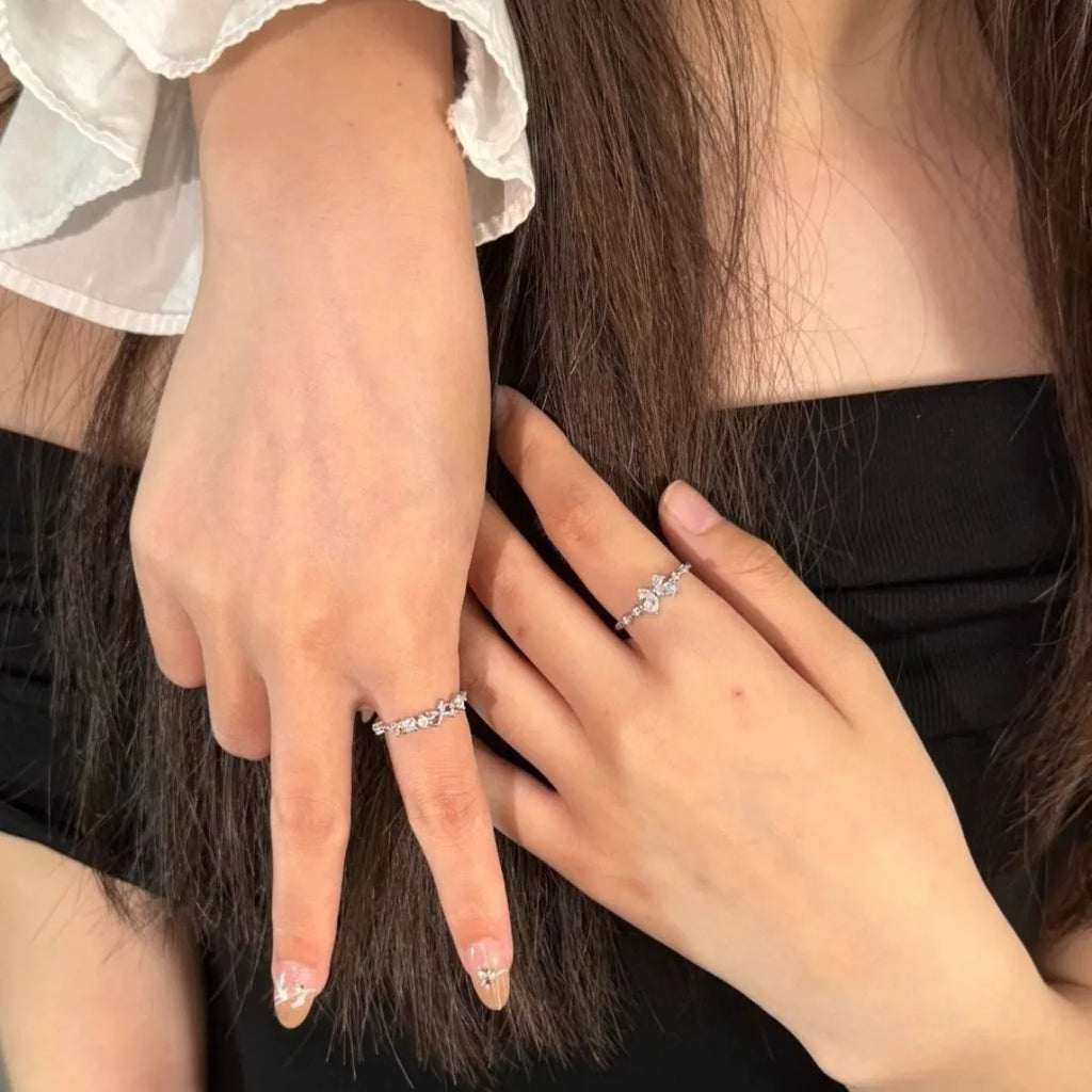 🦋 Butterfly Bliss Zircon Ring