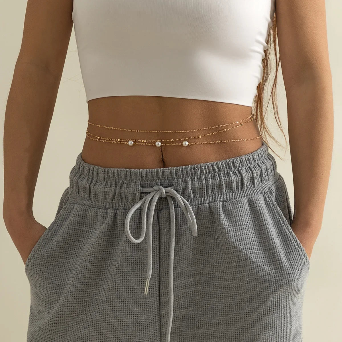 Mystic Layered Tassel Belt Chain