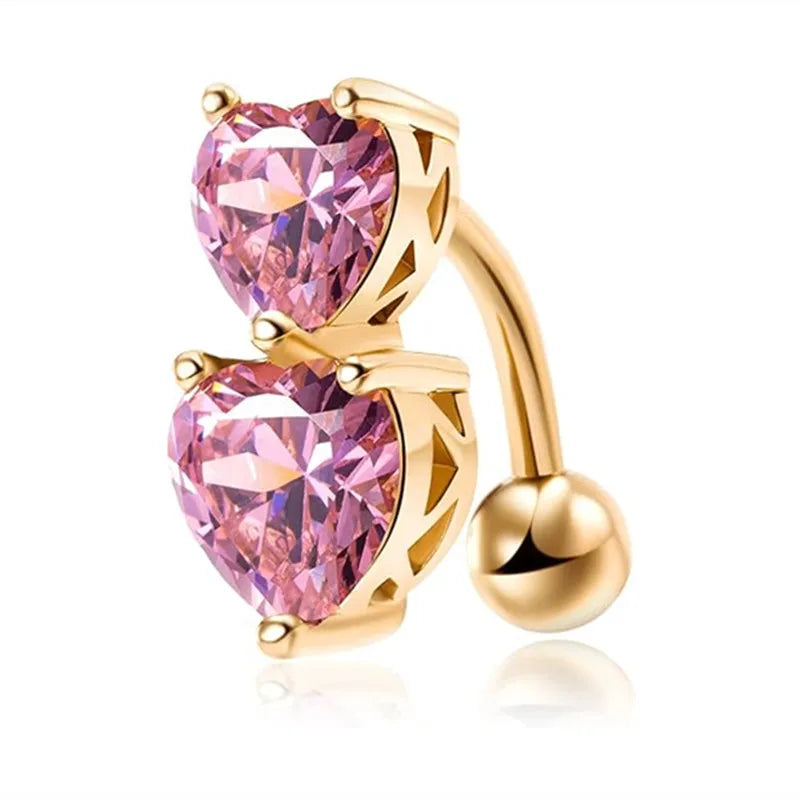 PureSpark Heart Belly Jewel